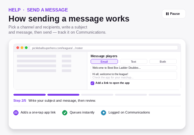 Send a Message Explainer